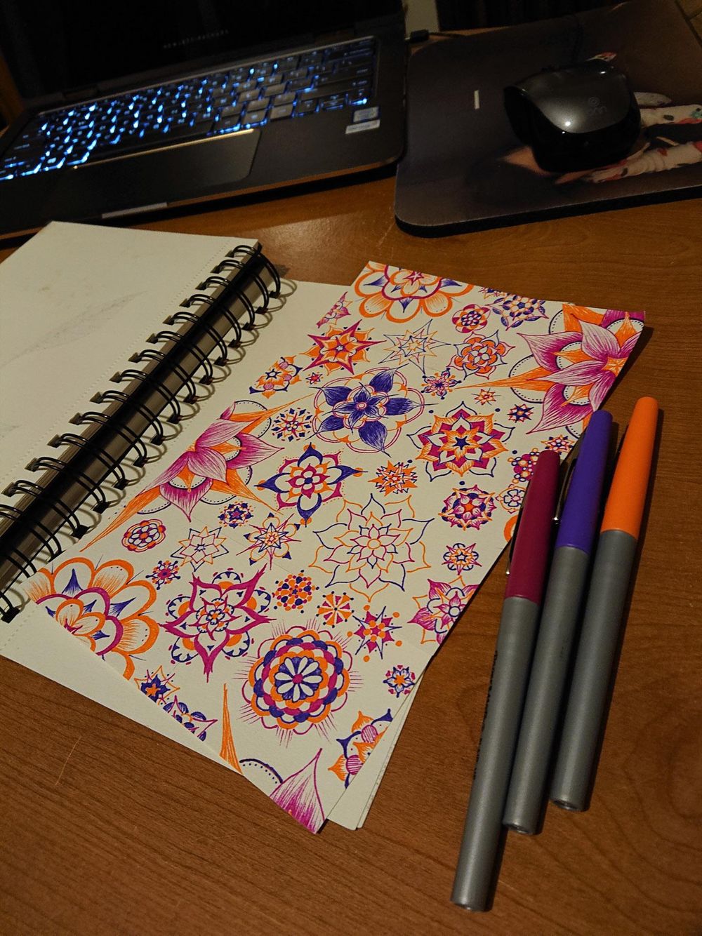Abstract Flower Wallpaper - image 4 - student project