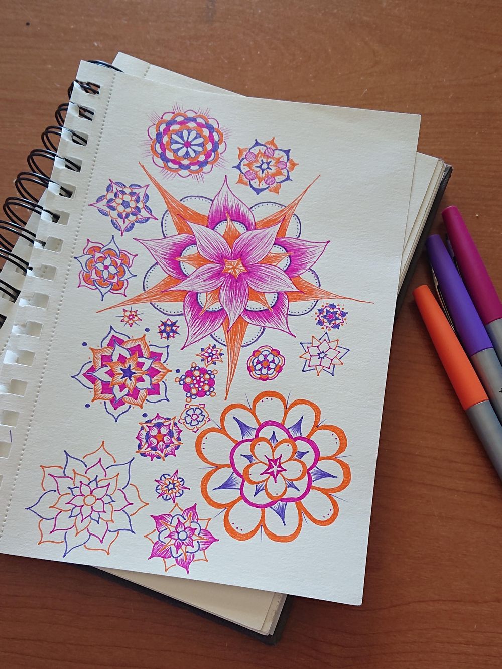 Abstract Flower Wallpaper - image 2 - student project