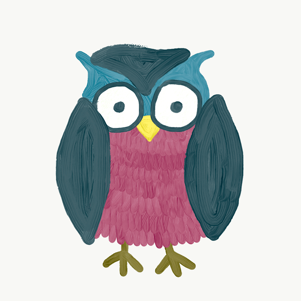 Owl - side eye - image 1 - student project