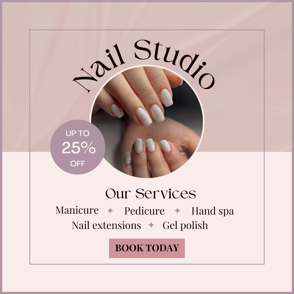 Feedback please for IG Nail Studio Template - image 4 - student project