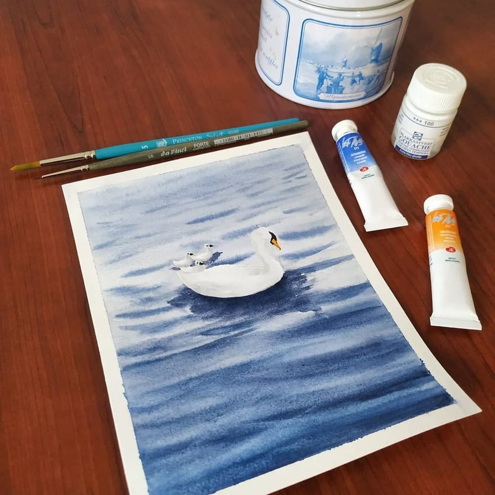 Swan lake - image 1 - student project