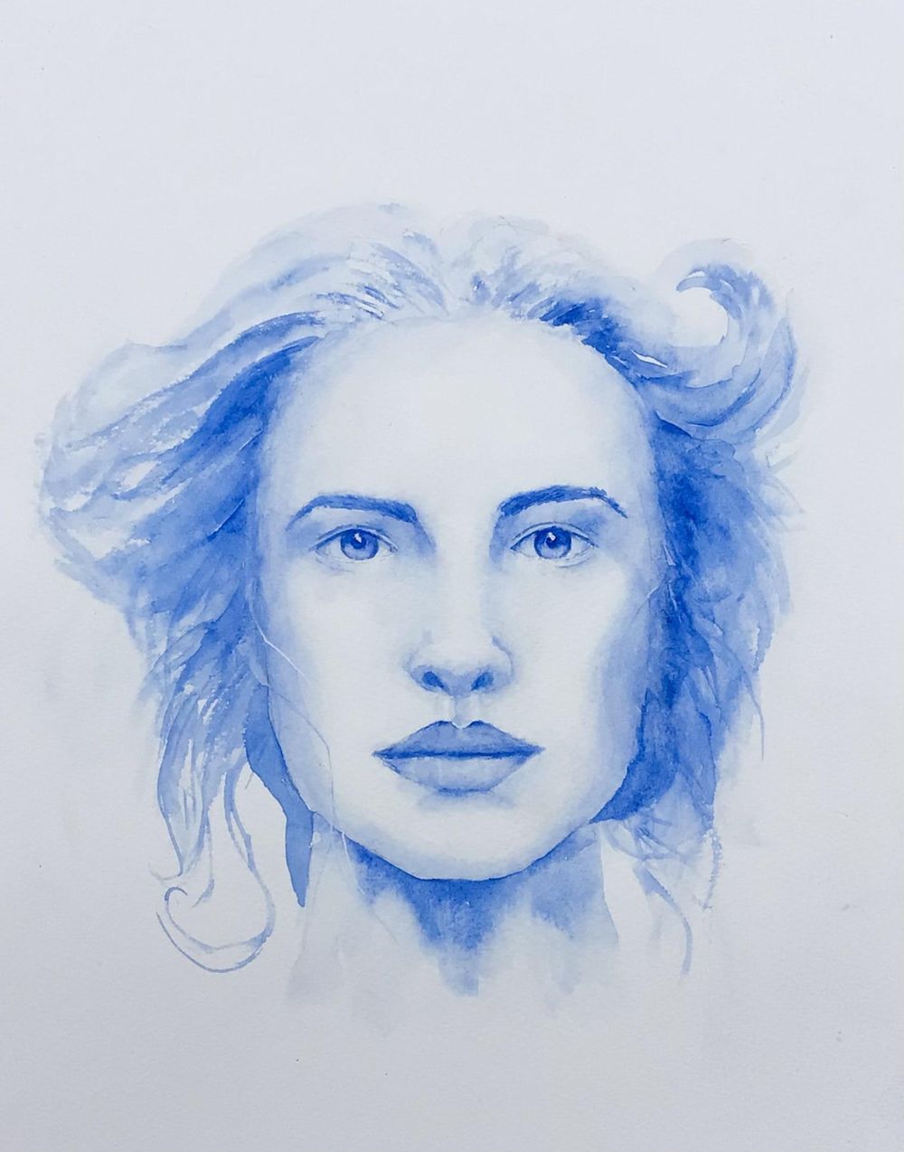 Monochrome portrait - image 1 - student project