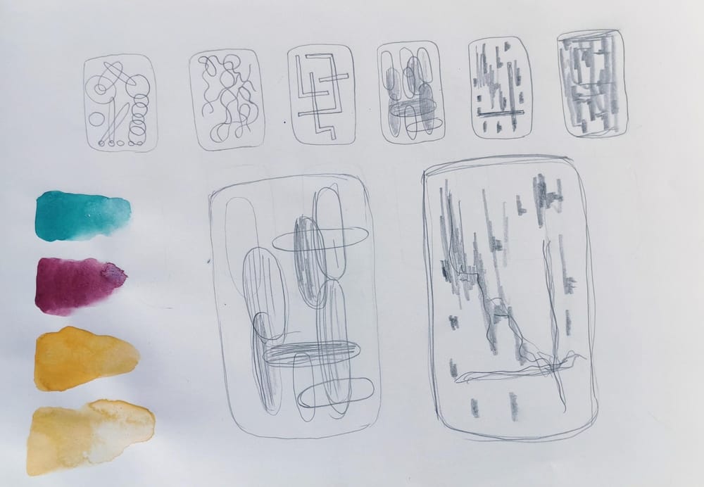 Abstract Watercolors - image 2 - student project