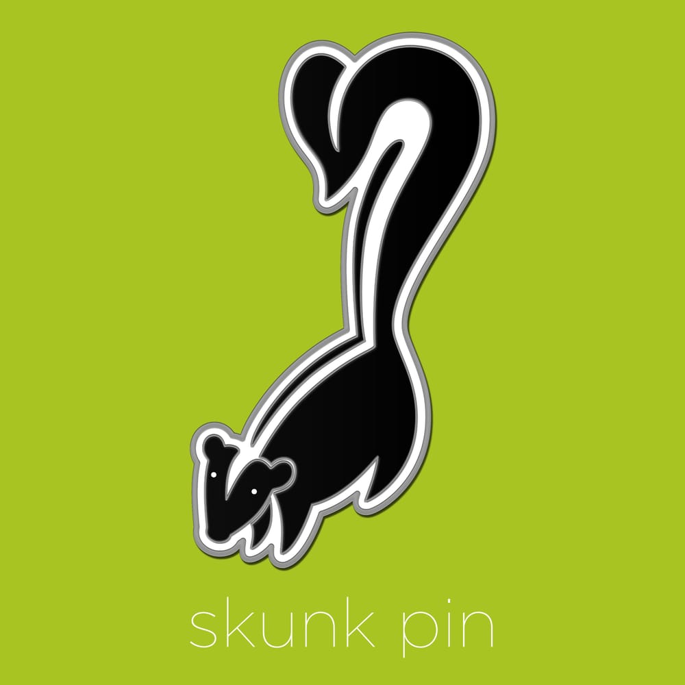 Skunk Enamel Pin - image 5 - student project