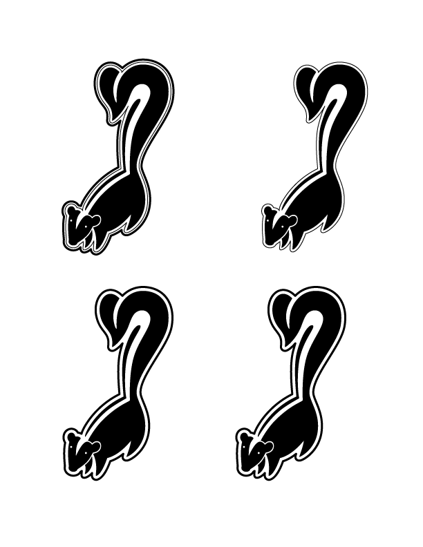 Skunk Enamel Pin - image 3 - student project