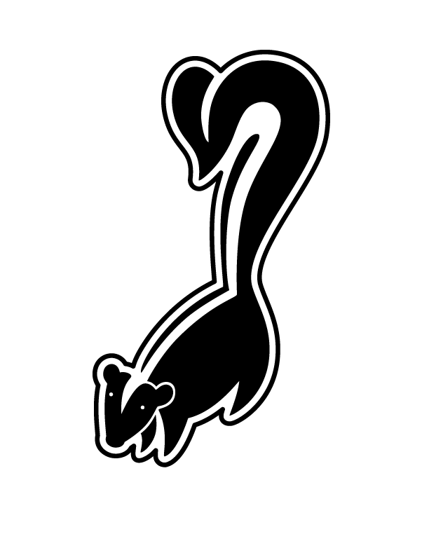 Skunk Enamel Pin - image 4 - student project