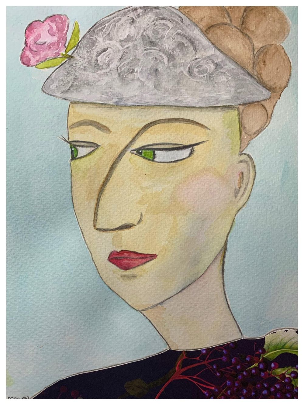 Draw a simple face - image 1 - student project