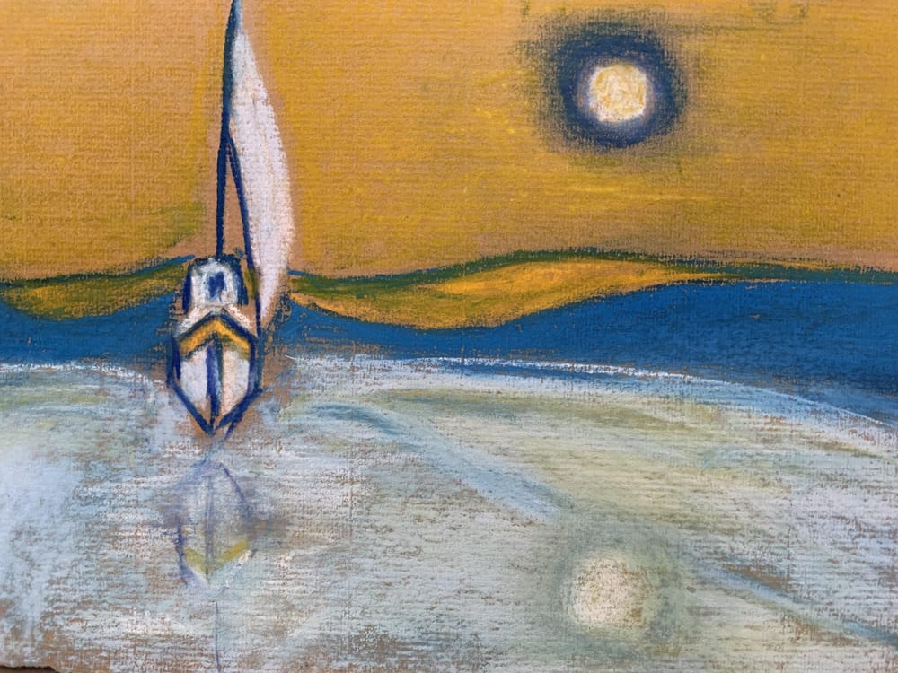 Chalk pastels with Doris - image 2 - student project