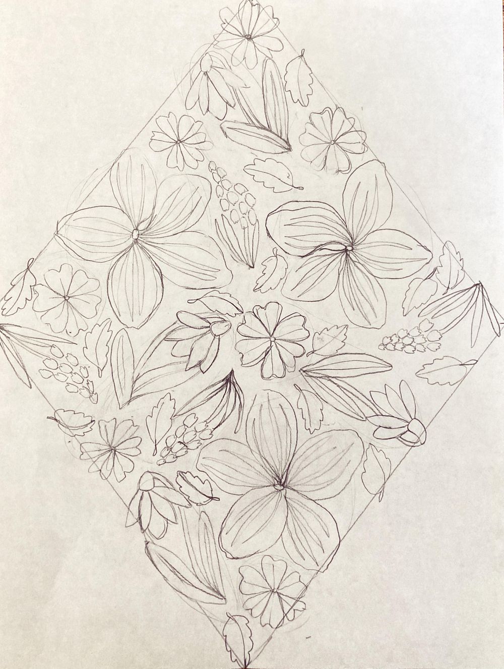Floral Repeat - Early Spring Blooms - image 3 - student project