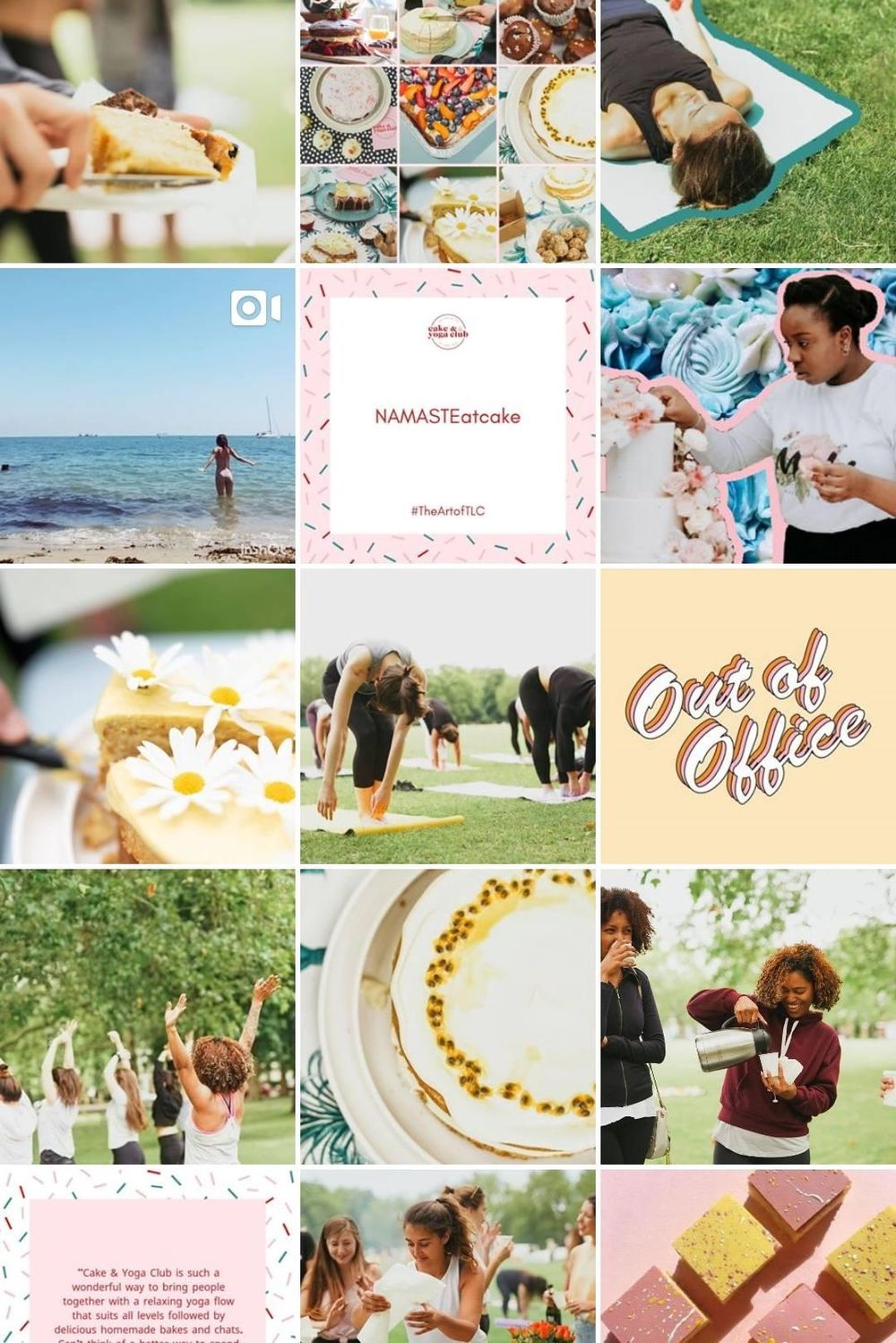 Cake & Yoga Club | The Art of TLC - image 3 - student project