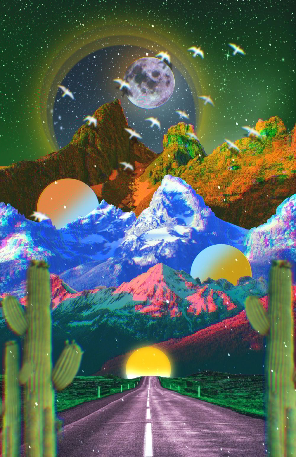 Trippy Mountains - image 1 - student project