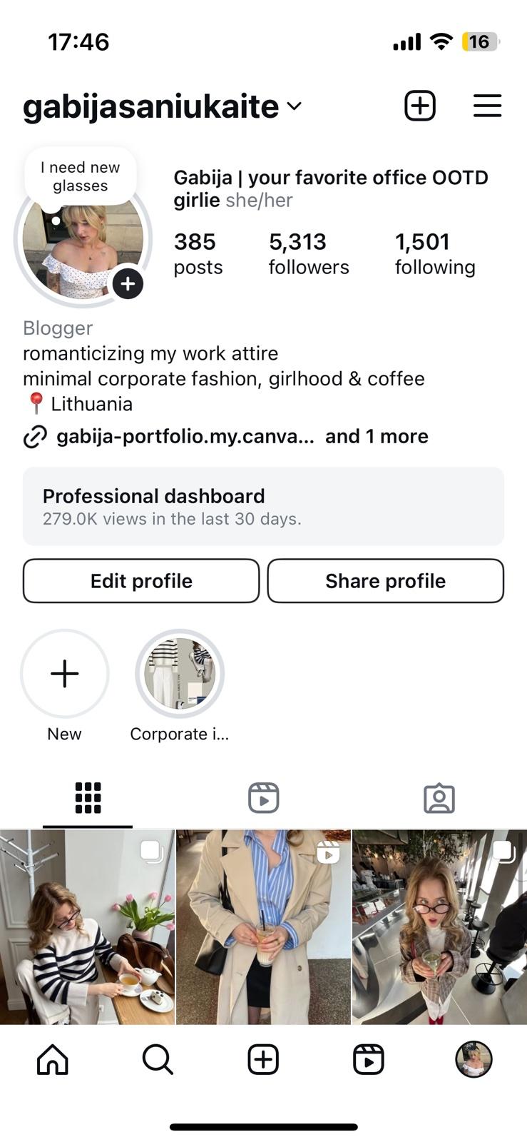 I would love to get feedback for my account - image 1 - student project