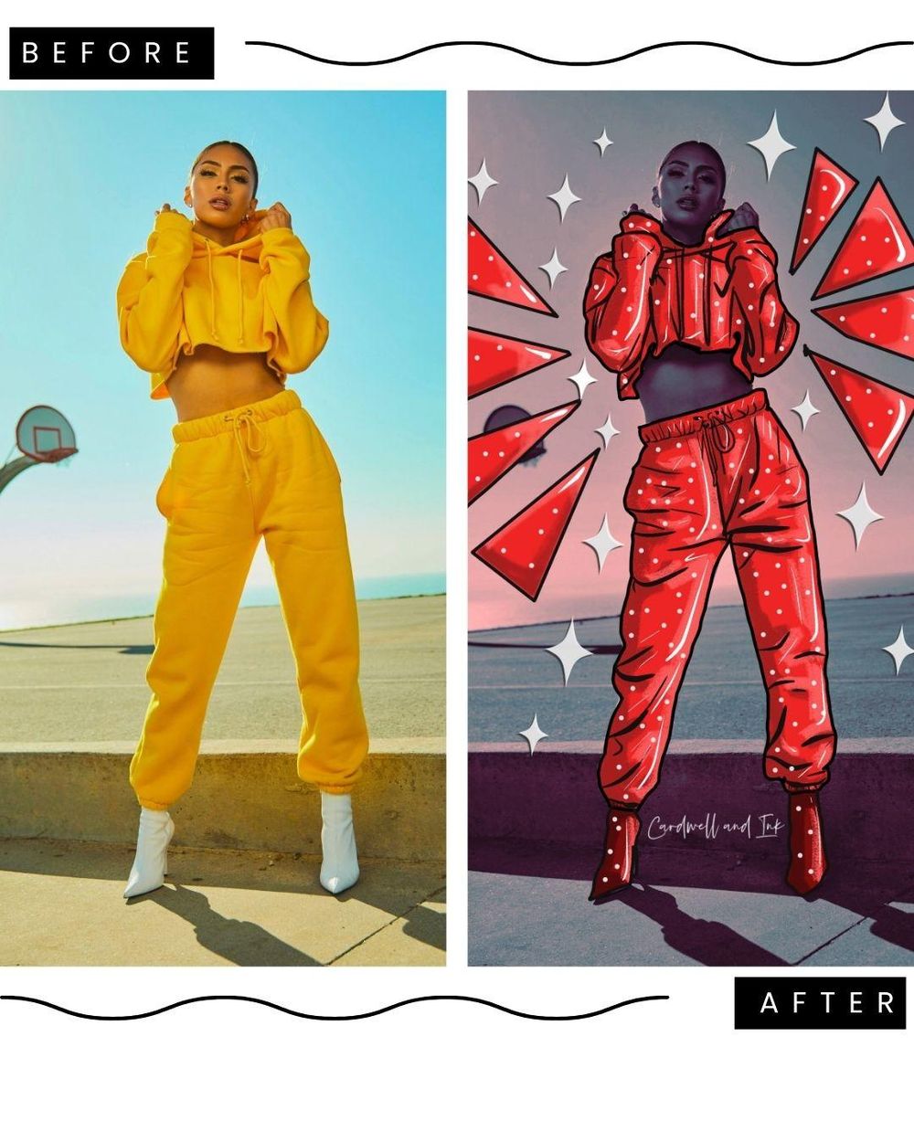 Pop Art Fashion Illustration - image 1 - student project