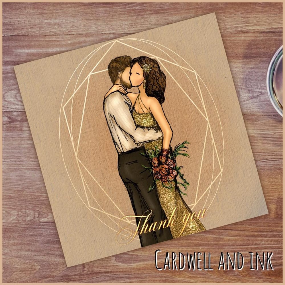 Custom bridal illustration - image 1 - student project