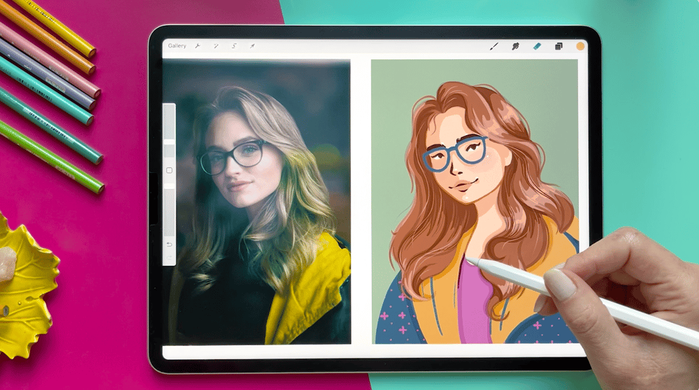 Girl with the glasses and wavy brown hair - image 4 - student project