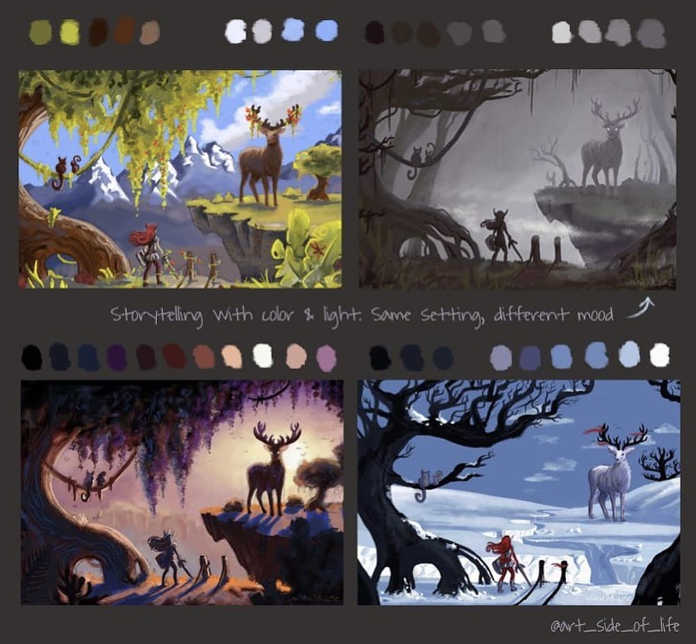 Color & Light practice: Moods, materials - image 1 - student project