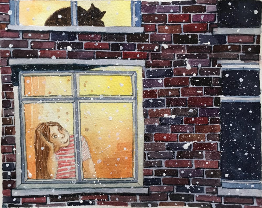 Luminous Objects and Brickwork in Watercolor - image 1 - student project