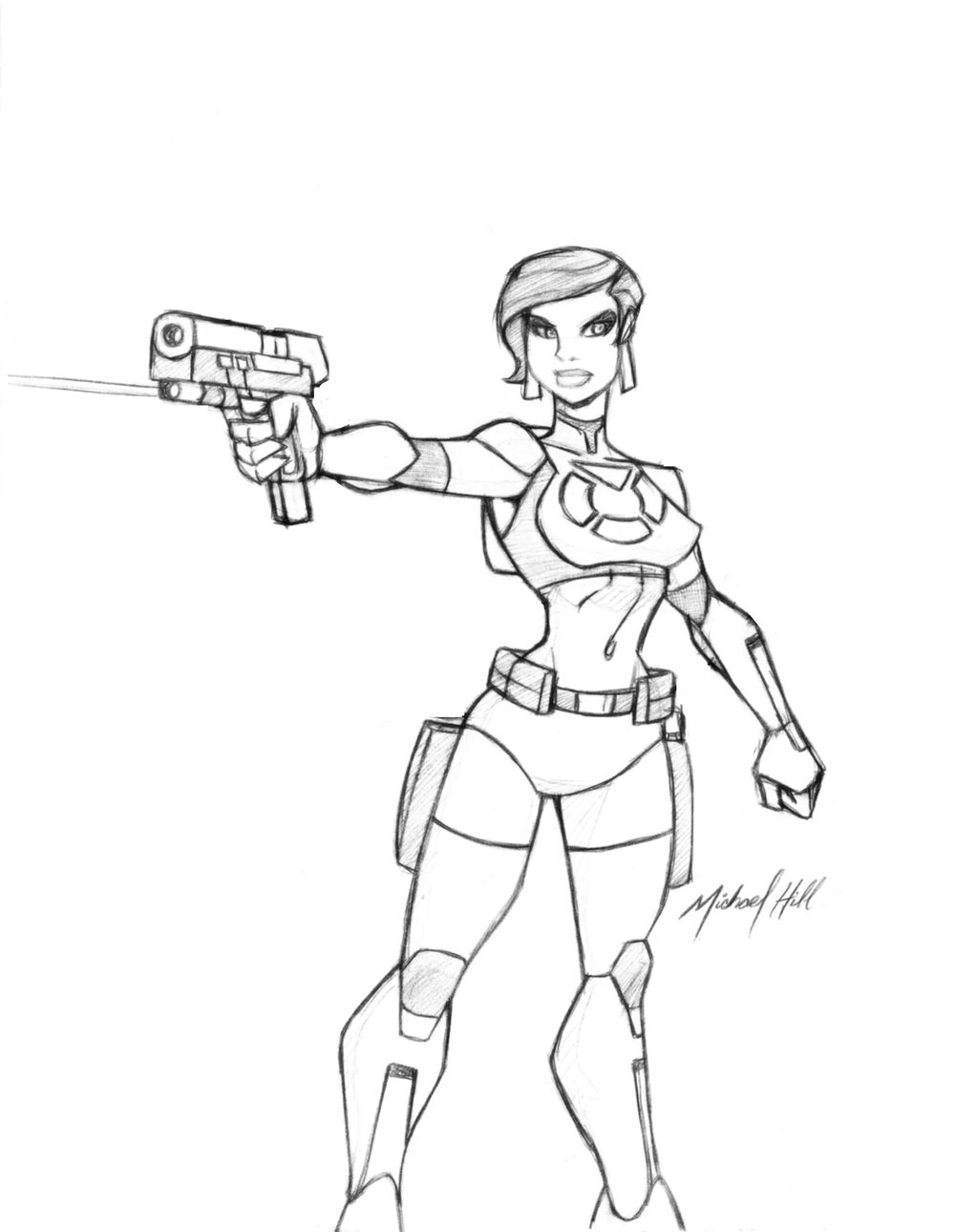 Action Poses and Character Designs for Operation: Spyhard. - image 8 - student project