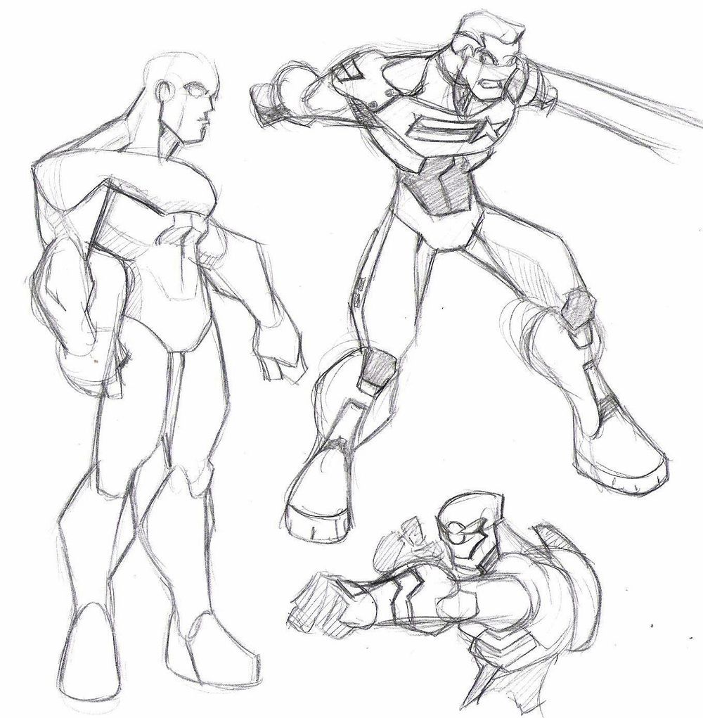 Action Poses and Character Designs for Operation: Spyhard. - image 12 - student project