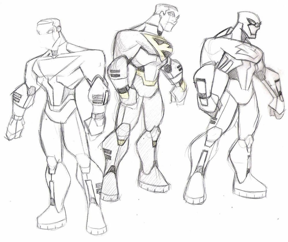 Action Poses and Character Designs for Operation: Spyhard. - image 16 - student project