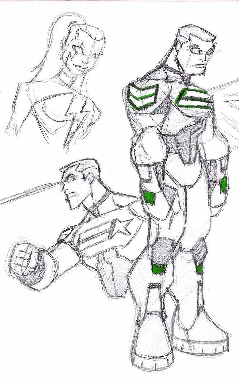Action Poses and Character Designs for Operation: Spyhard. - image 19 - student project
