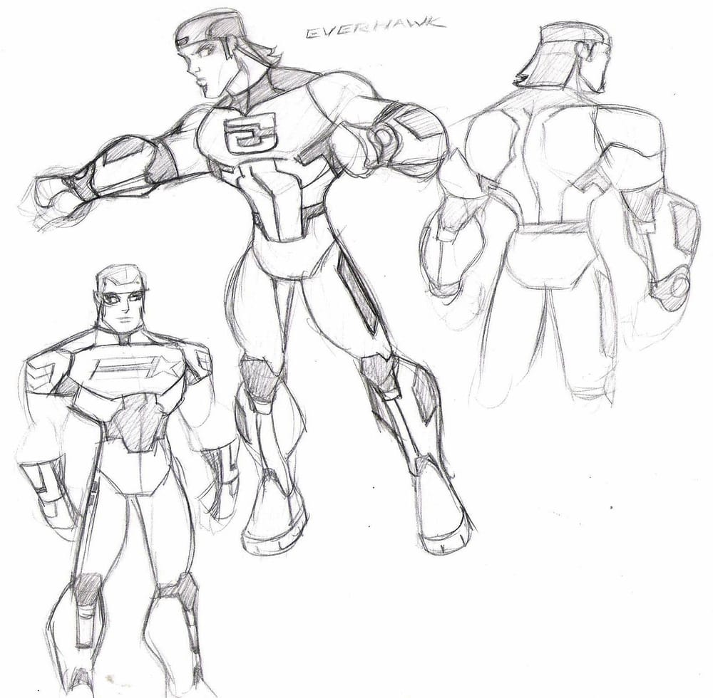 Action Poses and Character Designs for Operation: Spyhard. - image 13 - student project