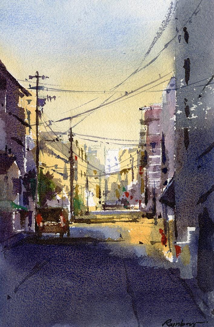 Painting Watercolor Cityscapes (Series #1) - image 1 - student project