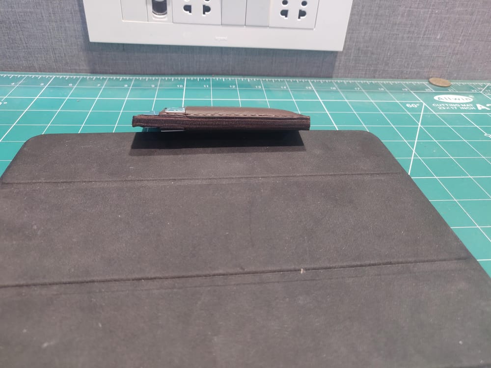Slim Leather Wallet - image 4 - student project