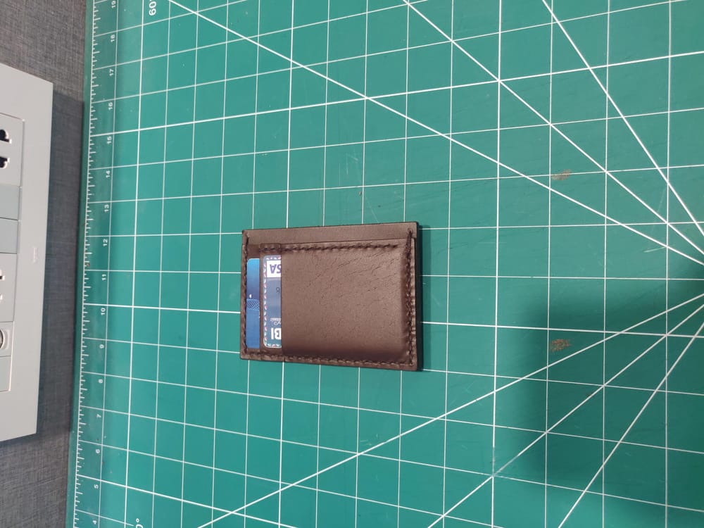 Slim Leather Wallet - image 1 - student project