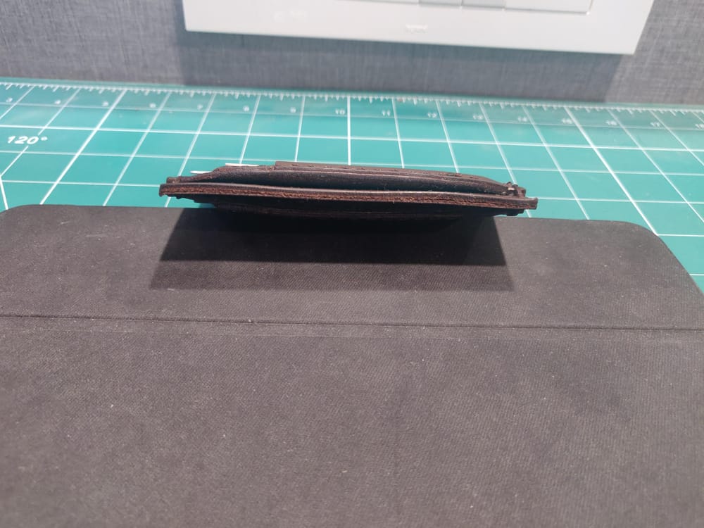 Slim Leather Wallet - image 2 - student project
