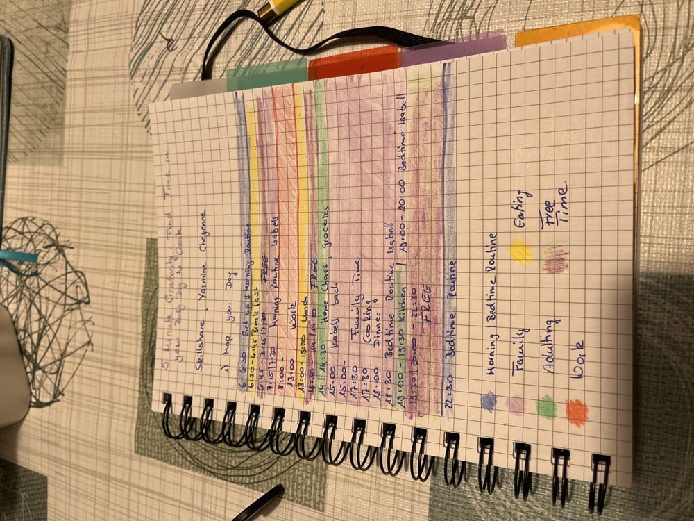 My schedule - image 1 - student project