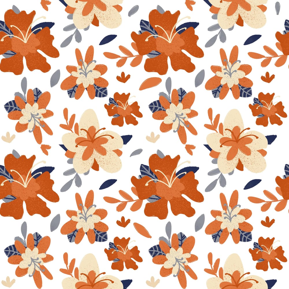 Floral Pattern Design - image 1 - student project