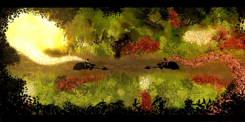 Fantasy Landscape (Star Wars-Ezra Bridger) - image 1 - student project
