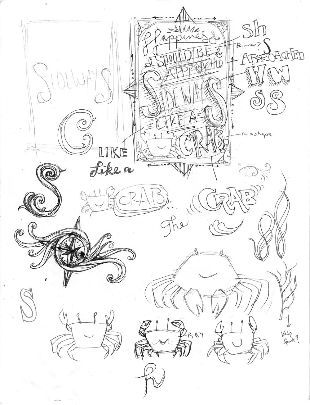 Happiness should be approached sideways, like a crab. - image 12 - student project
