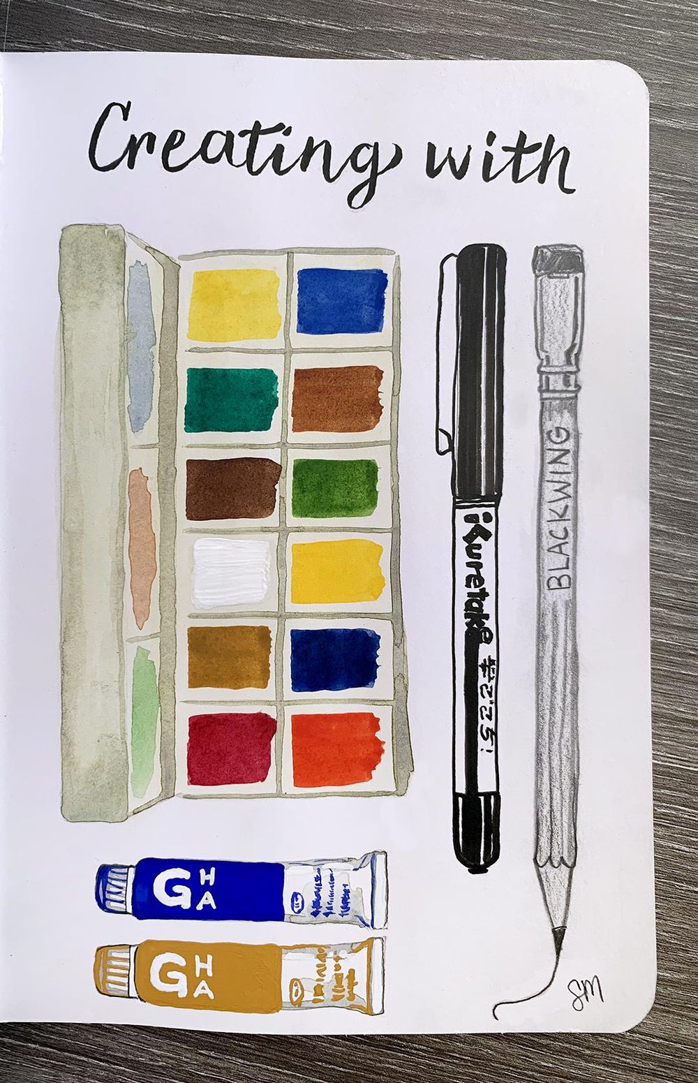 Illustrated Journaling - 14 Prompts - image 8 - student project