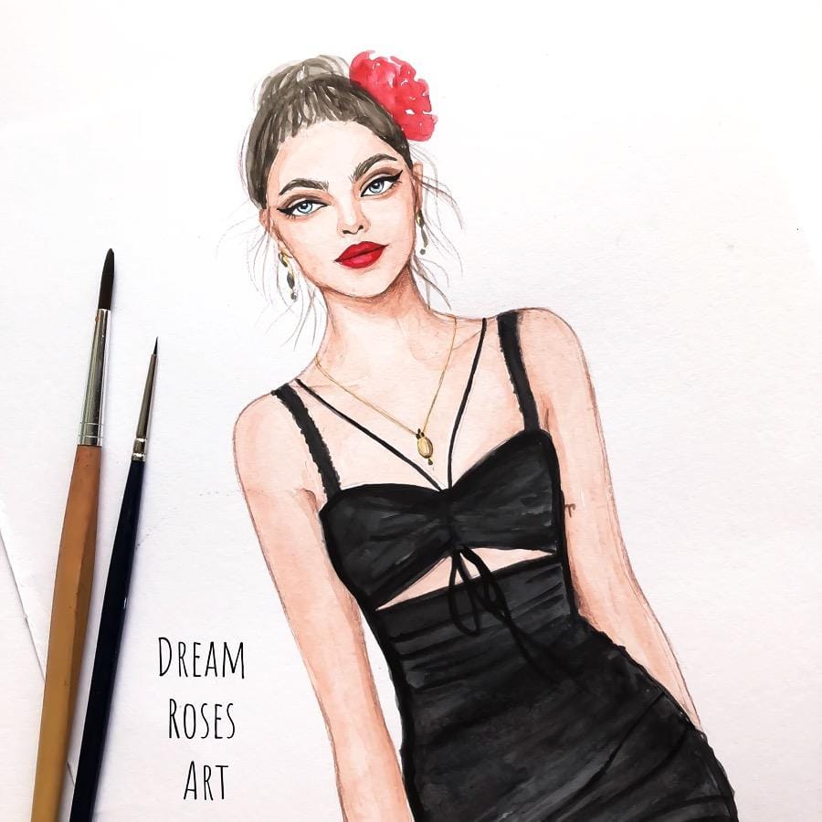 Sketch 3 Fashion Illustrations - image 1 - student project
