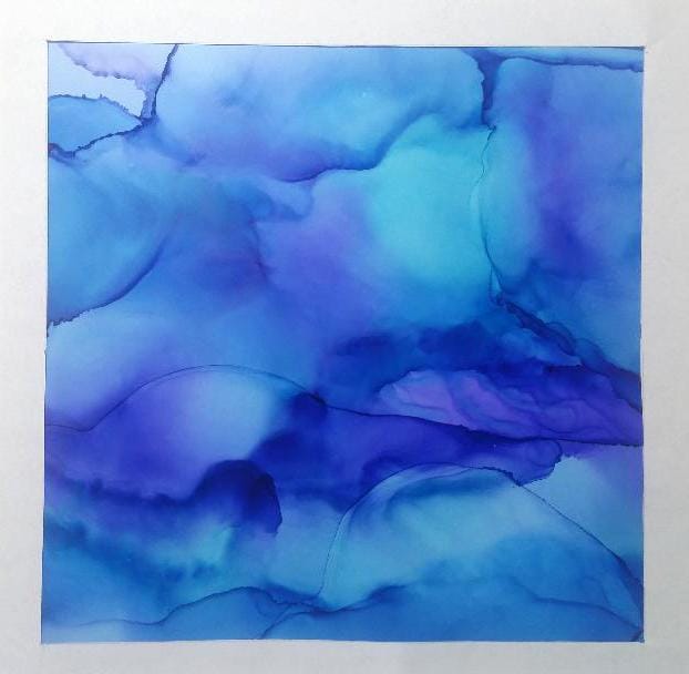 Playing with Alcohol Ink and Air - image 3 - student project