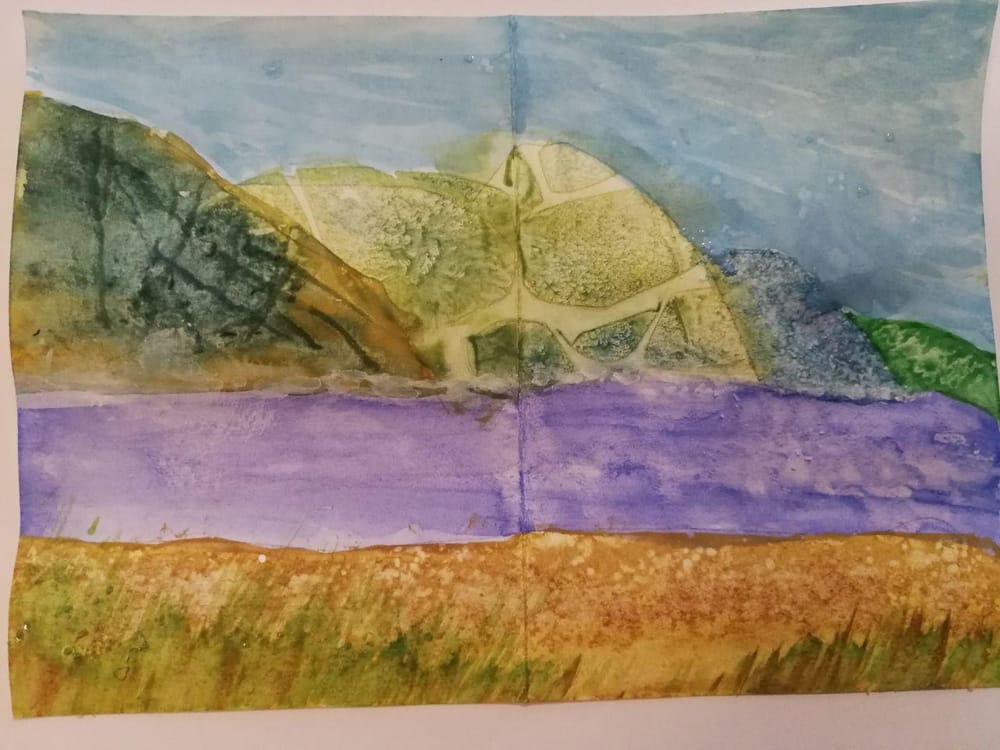 Watercolor Nature Beach - image 1 - student project