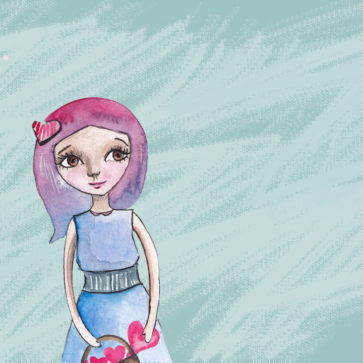 Love girl animation Skillshare Student Project