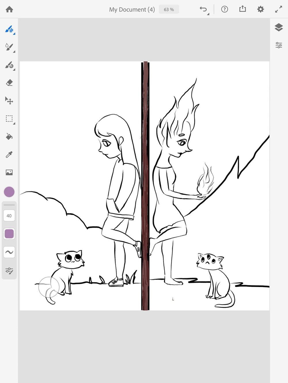 Two worlds - image 2 - student project