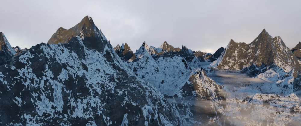snow mountain - image 1 - student project