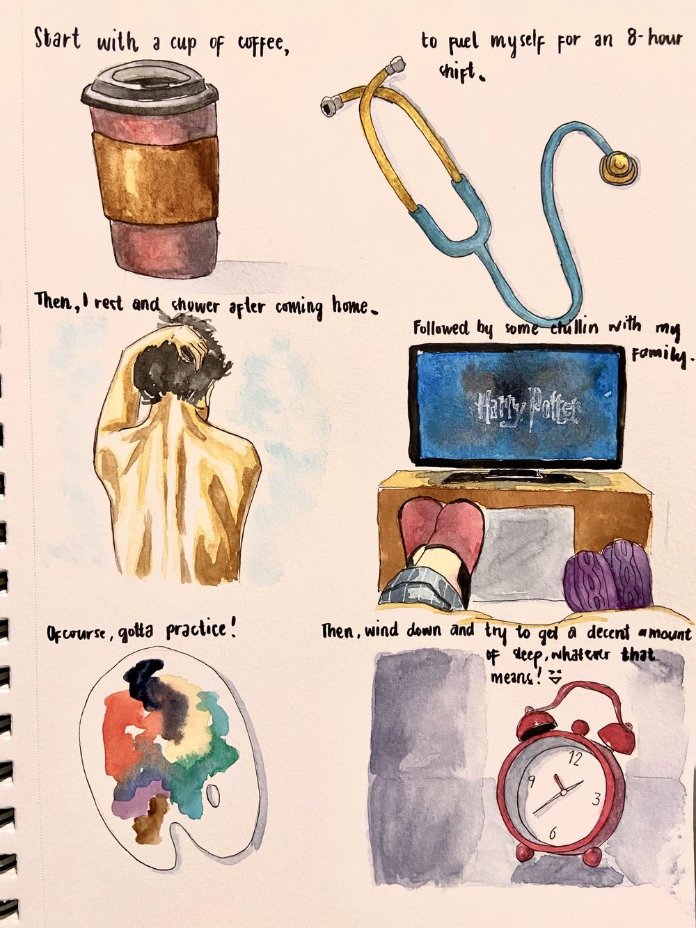 Illustrated Journaling - image 5 - student project