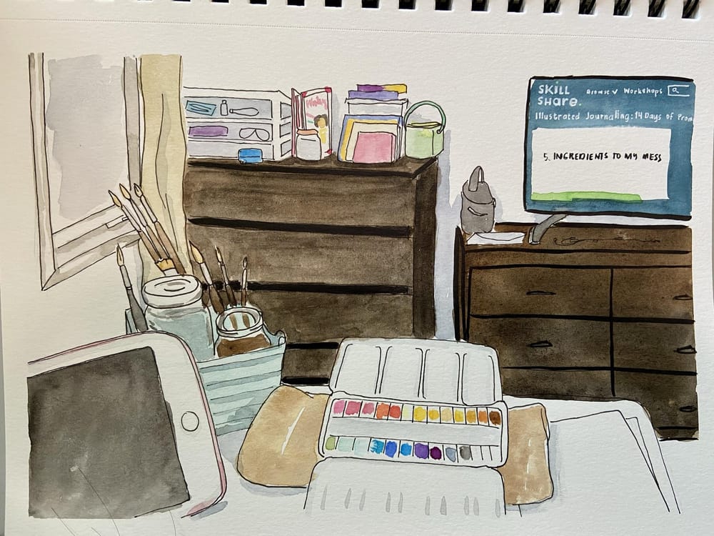 Illustrated Journaling - image 4 - student project