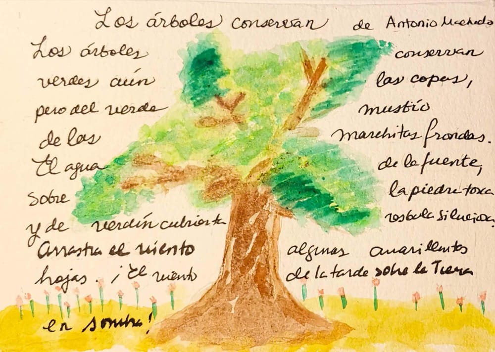 Tree and poem - image 1 - student project