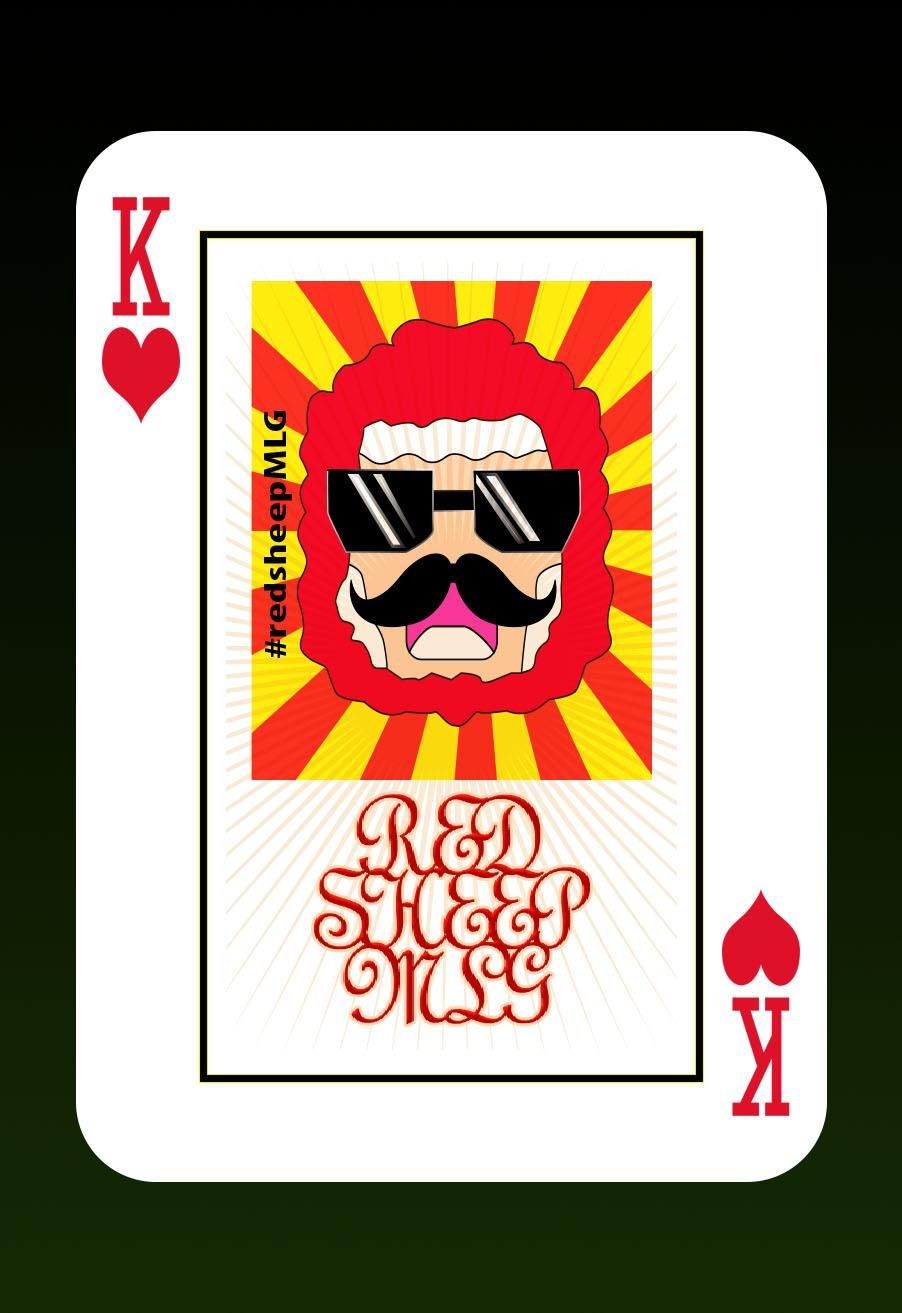 Red Sheep card - image 1 - student project