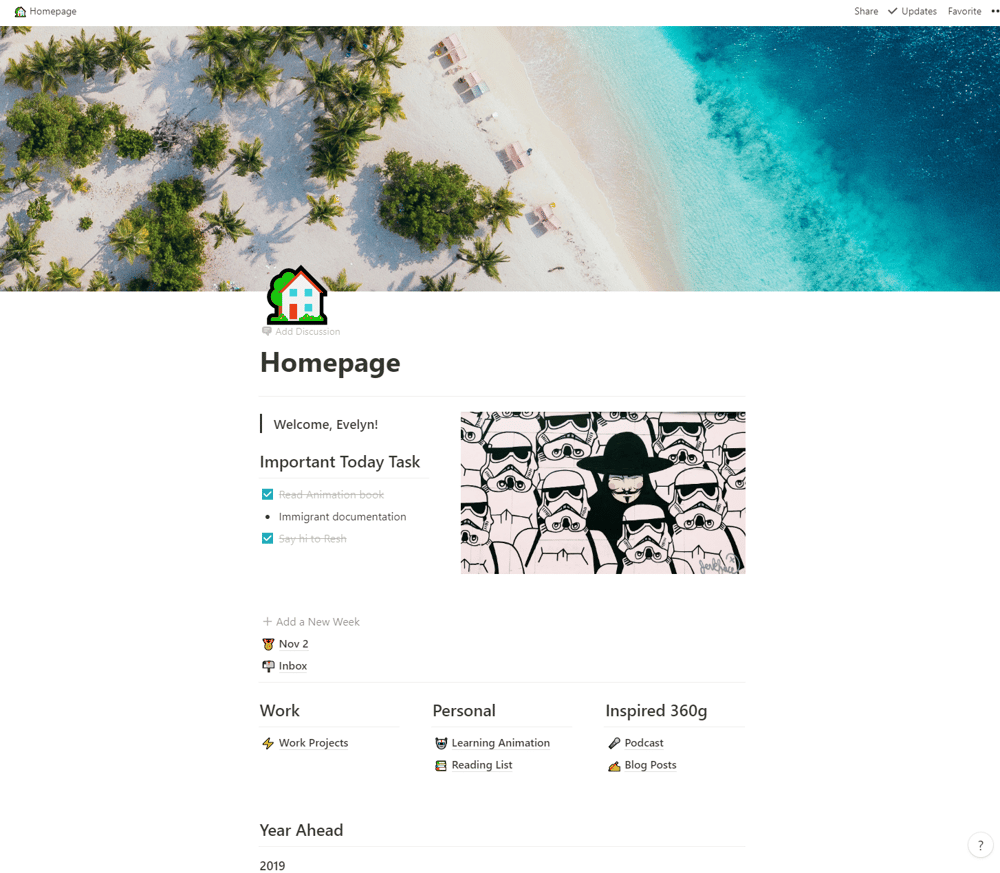 Productivity Time w/Notion - image 1 - student project