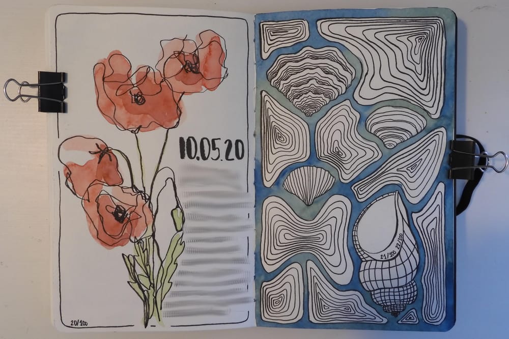 100 Days in my Sketchbook - image 7 - student project