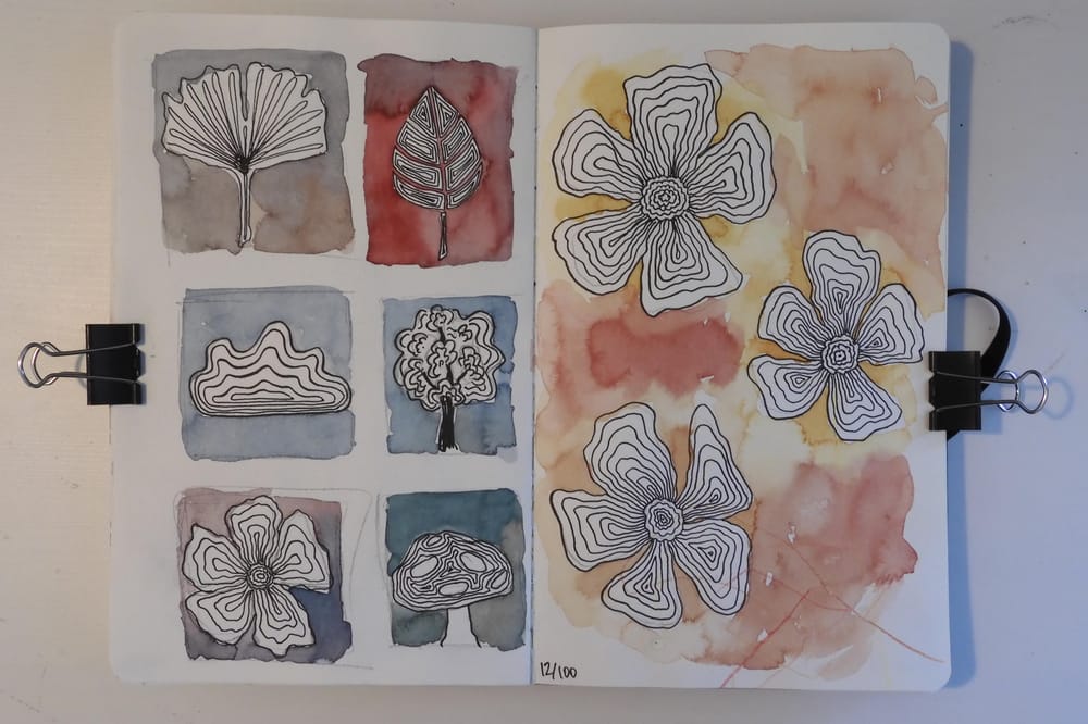 100 Days in my Sketchbook - image 5 - student project