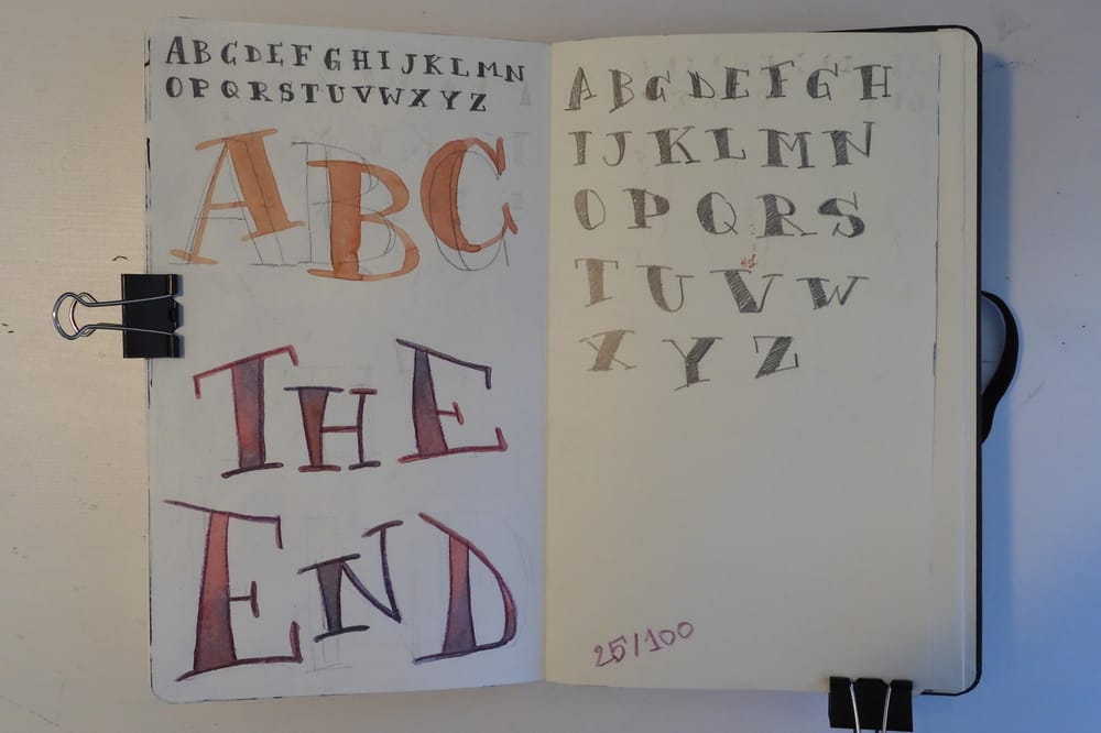100 Days in my Sketchbook - image 8 - student project