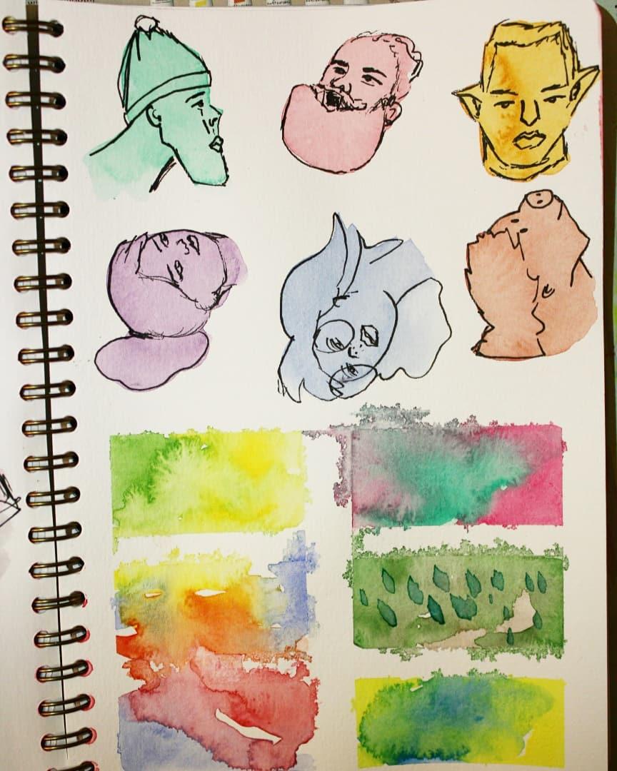 Watercolor Sketchbook Practice - image 2 - student project